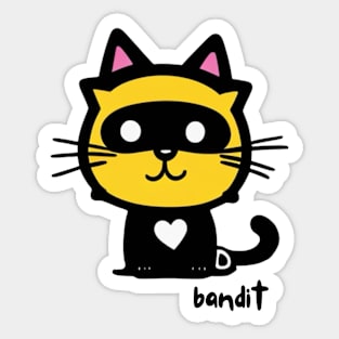 Cat Bandit Sticker